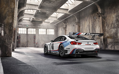 white BMW coupe, BMW, race cars, car, vehicle, HD wallpaper HD wallpaper