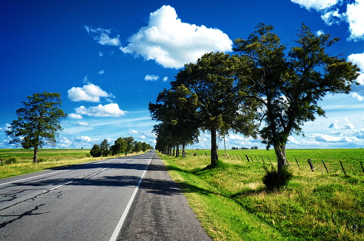 Fotograf Uruguay Route 66 Straßenlandschaft, HD-Hintergrundbild