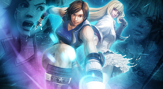 Street Fighter X Tekken - Asuka Lili, Asuka Kazama och Lili Rochefort från Tekken illustration, Games, Street Fighter, street fighter x tekken, tekken, HD tapet HD wallpaper