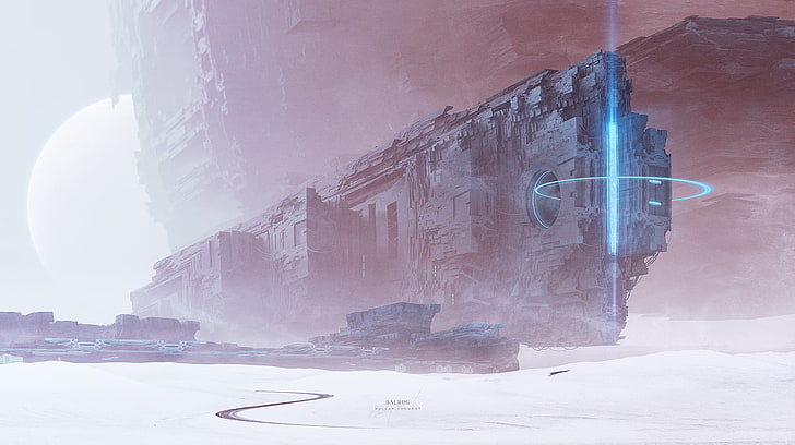 Destiny 2 game wallpaper digital, Kuldar Leement, fiksi ilmiah, Balrog, futuristik, terperinci, Wallpaper HD