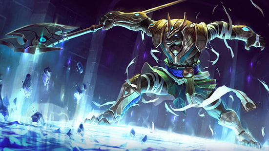 game poster, Video Game, League Of Legends, Nasus (League Of Legends), HD wallpaper HD wallpaper