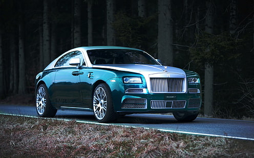 Mansory Rolls Royce 2014 Wraith, gris et argent coupé, rolls, royce, mansory, 2014, wraith, voitures, rolls royce, Fond d'écran HD HD wallpaper