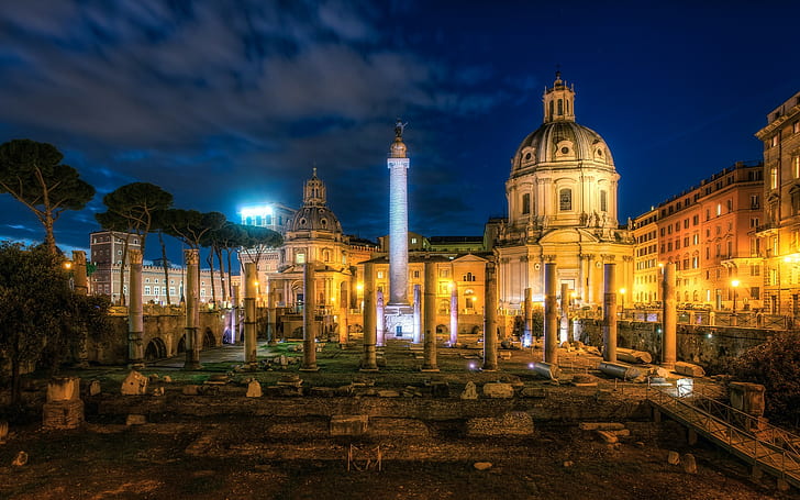 city, Rome, Italy, HD wallpaper