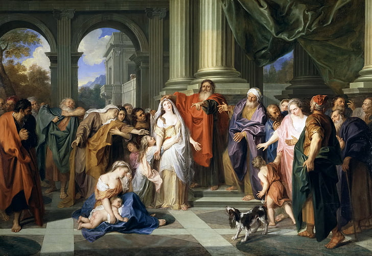 picture, history, genre, mythology, Susanna Accused of Adultery, Antoine Coypel, HD wallpaper