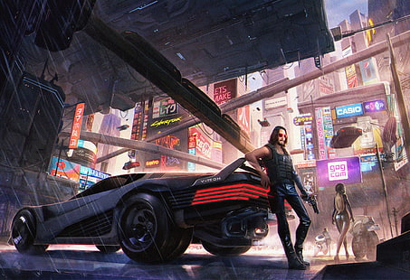 Videospiel, Cyberpunk 2077, Johnny Silverhand, HD-Hintergrundbild HD wallpaper