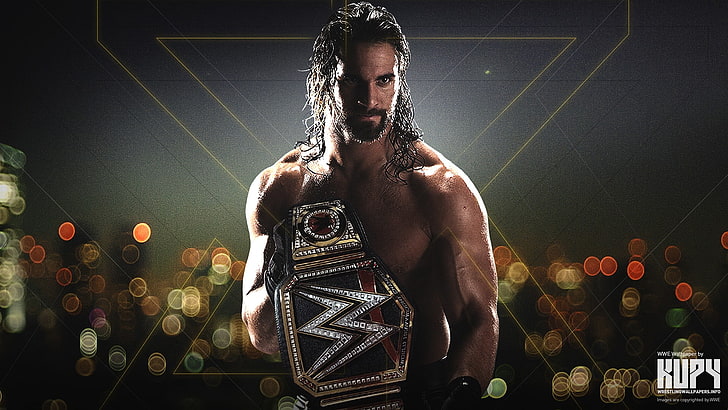 WWE, Seth Rollins, wrestling, HD wallpaper