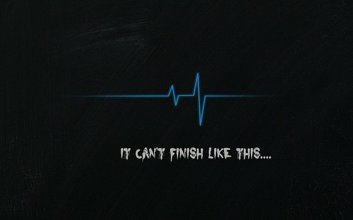 black, heartbeat, Pulse, Sad, HD wallpaper