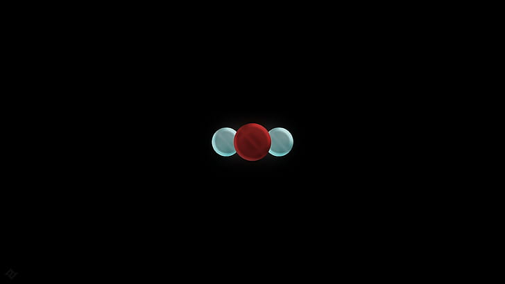 svart mörk amoled vintage röd turkosblank minimalism, HD tapet