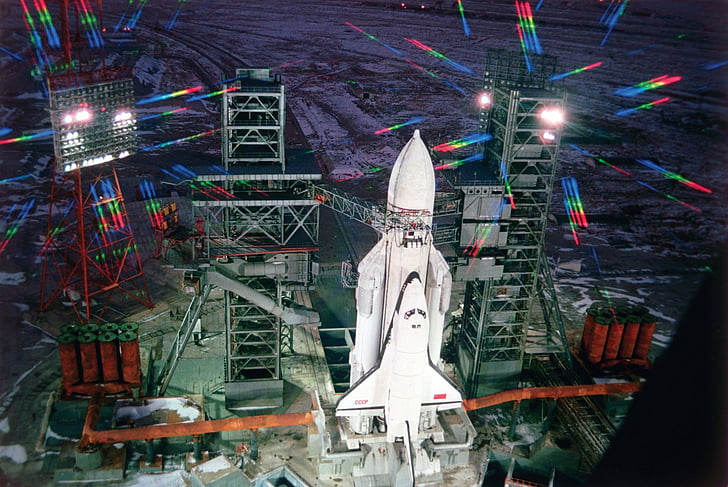 base, baykunur, buran, cccp, launch, russian, shuttle, soviet, space, urrs, HD wallpaper