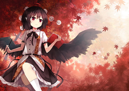 Anime, Touhou, Aya Shameimaru, HD-Hintergrundbild HD wallpaper