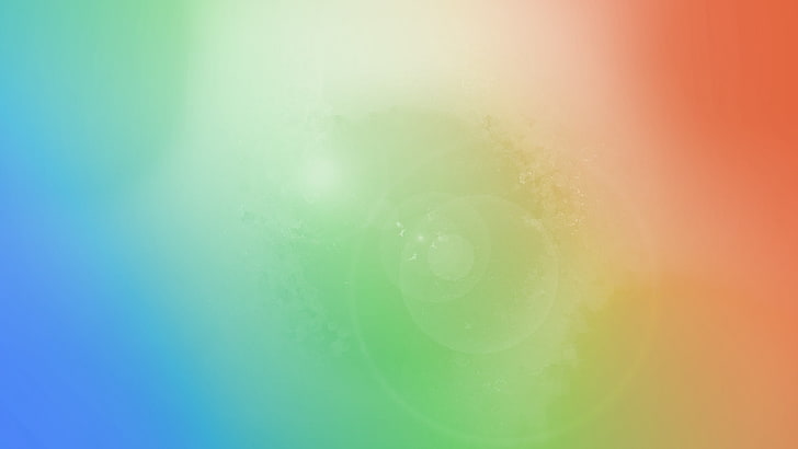 abstrak, suar lensa, berwarna-warni, Wallpaper HD