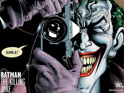 Бэтмен The Killing Joke Joker цифровые обои, Бэтмен, Бэтмен: The Killing Joke, Джокер, HD обои HD wallpaper