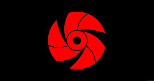 Anime, Naruto, Auge, Mangekyō Sharingan, Minimalist, Sharingan (Naruto), HD-Hintergrundbild HD wallpaper