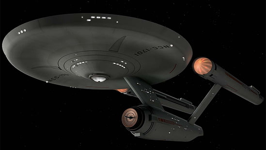 marco negro redondo, Star Trek, ciencia ficción, Fondo de pantalla HD HD wallpaper
