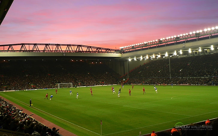 Anfield Road, FC Liverpool, HD-Hintergrundbild