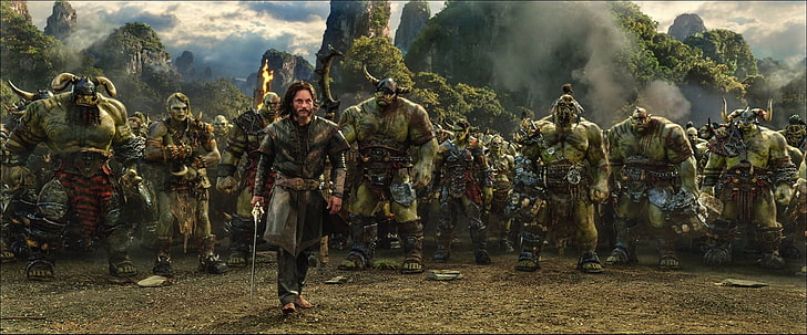 World Warcraftの映画シーン、Warcraft、映画、 HDデスクトップの壁紙