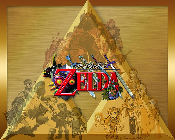 Zelda Link Master Sword Shield Ganondorf Ganon Nintendo HD, plakat legendy zeldy, gry wideo, miecz, nintendo, zelda, link, mistrz, tarcza, ganondorf, ganon, Tapety HD