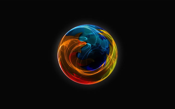 Firefox Dark Fox-bilder för skrivbord, mörkt, skrivbord, Firefox, bilder, HD tapet