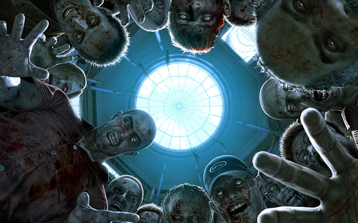 Dead Rising Zombies, graphique du jeu zombie, ascendant, mort, zombies, jeux, Fond d'écran HD