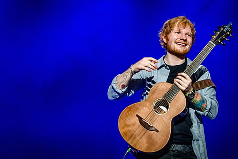 Musik, Ed Sheeran, engelska, gitarr, sångare, HD tapet HD wallpaper