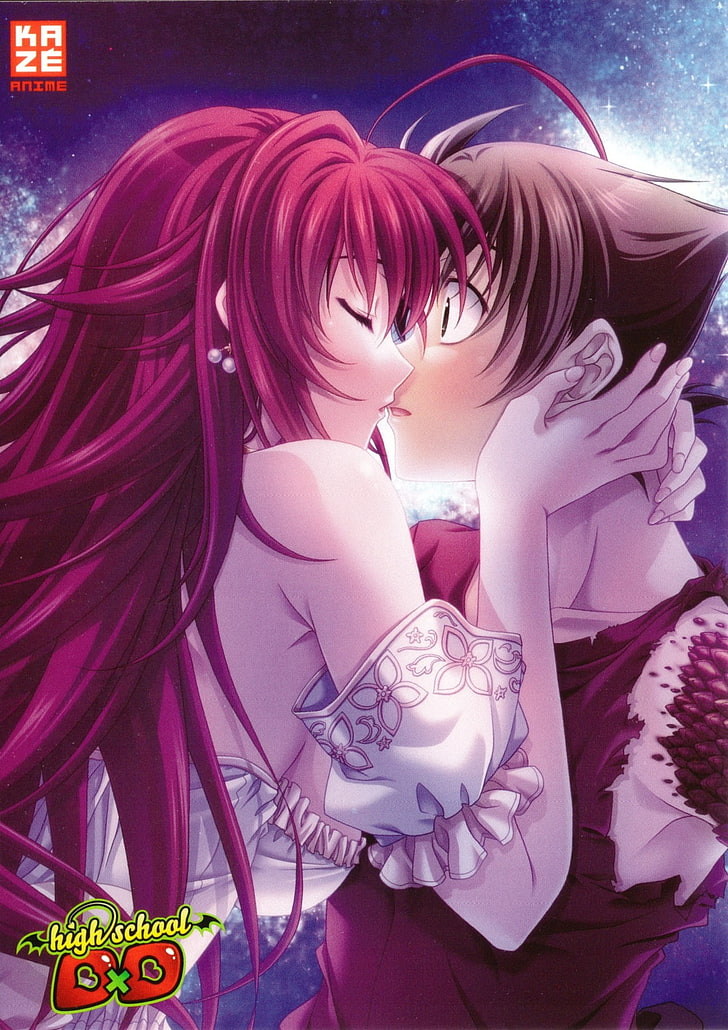 High School DXD Rias Gremory and Isei Hyoudou wallpaper, Highschool DxD, anime, Gremory Rias, Hyoudou Issei, HD wallpaper