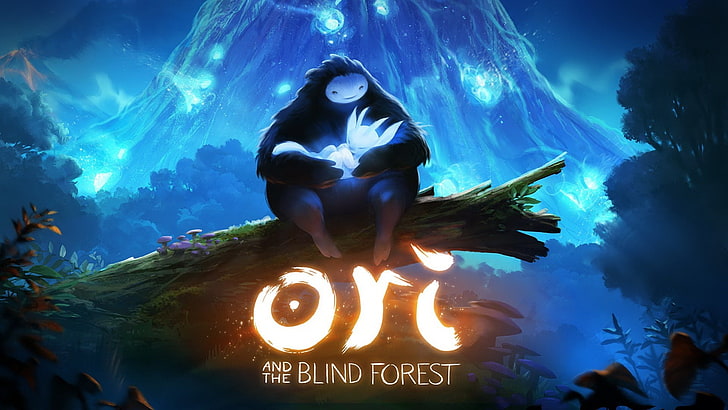 Ori dan the Blind Forest, hutan, dongeng, Platformer, Wallpaper HD