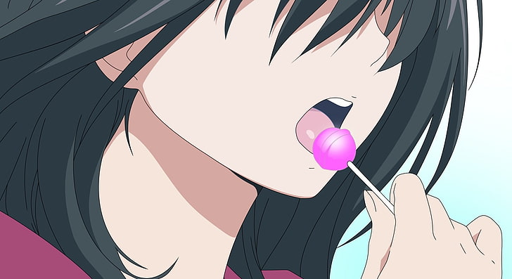 Anime, First Love Limited, Lollipop, Misaki Yamamoto, Vector, Tapety HD