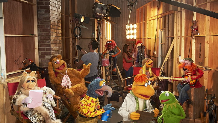 Телевизионно предаване, куклите, жабата Кермит, куклите (телевизионно предаване), HD тапет