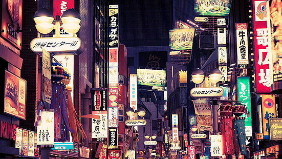Hochhäuser, Tokio, Japan, HD-Hintergrundbild HD wallpaper