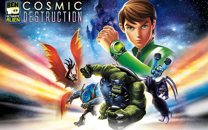 Videospiel, Ben 10: Ultimate Alien Cosmic Destruction, Ben 10, HD-Hintergrundbild