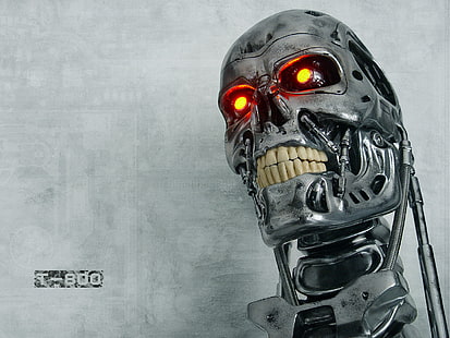 Carta da parati Terminator T-800, robot, terminatore, t800, Sfondo HD HD wallpaper
