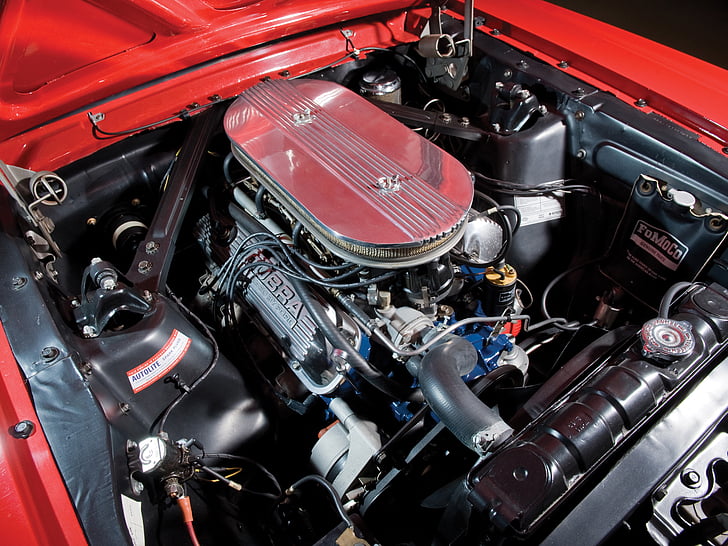 1966, 289, classic, engine, engines, fastback, ford, g t, muscle, mustang, HD wallpaper