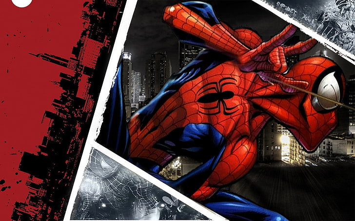 Spider-Man illustration, Spider-Man, HD tapet