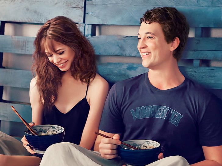 two blue bowls, two night stand, miles teller, analeigh tipton, jessica szohr, HD wallpaper