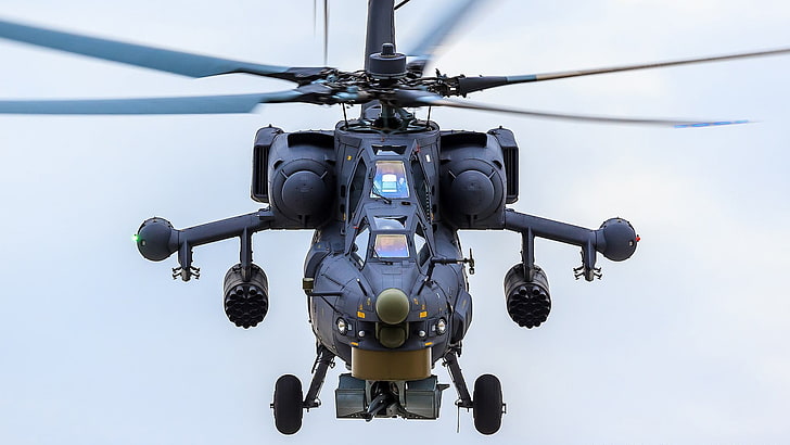 黒とグレーのカーシートキャリア、バークーツ、ヘリコプター、Mi-28、ミルMi-28、 HDデスクトップの壁紙