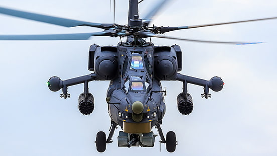 黒とグレーのカーシートキャリア、バークーツ、ヘリコプター、Mi-28、ミルMi-28、 HDデスクトップの壁紙 HD wallpaper