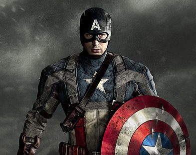 Capitán América HD Wallpaper, Capitán América fondo de pantalla digital, Películas, Capitán América, Fondo de pantalla HD HD wallpaper