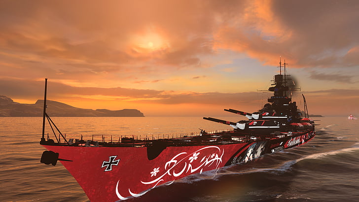 Warships, World of Warships, Scharnhorst-class battleship, HD wallpaper