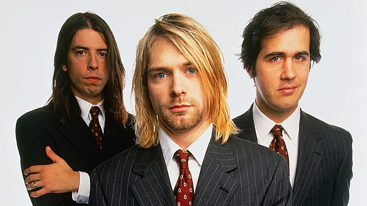 Nirvana, Kurt cobain, Krist Novoelic, Dave Grohl, HD masaüstü duvar kağıdı