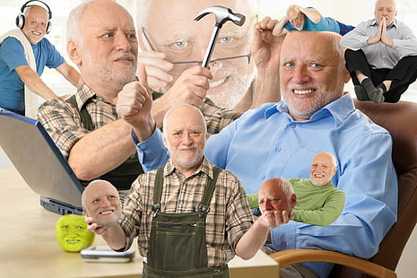 Humor, Meme, verstecke den Schmerz Harold, HD-Hintergrundbild HD wallpaper