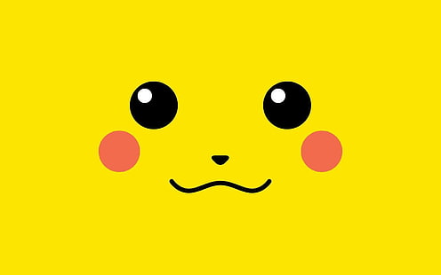 Pokemon Pikachu face, Pokémon, Pikachu, HD wallpaper HD wallpaper