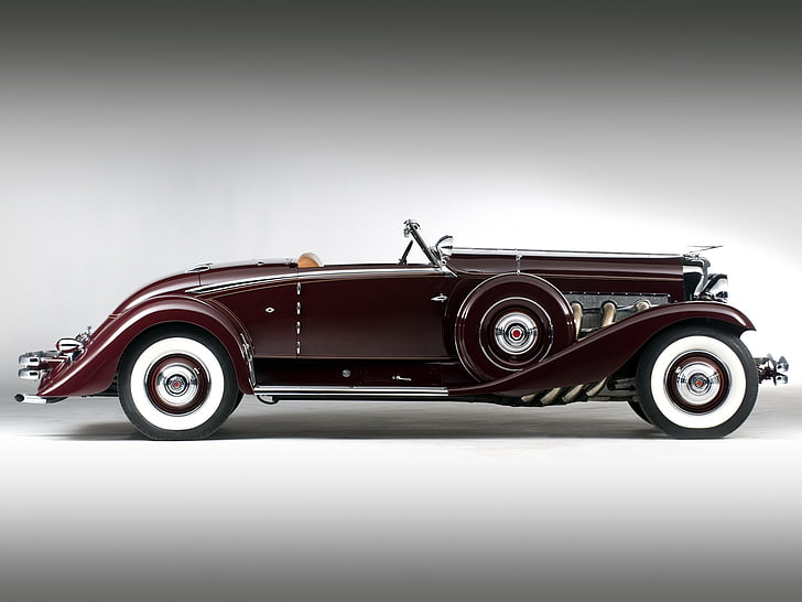 1935, 530 2563, convertible, coupe, duesenberg, lagrande, luxury, model j, retro, HD wallpaper