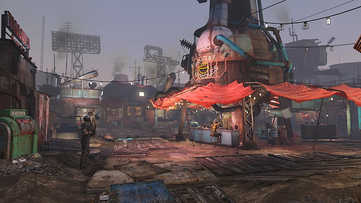 Fallout 4, Fallout, Diamond City, HD wallpaper