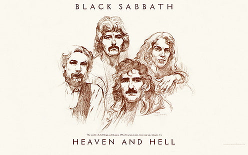 Band (musik), Black Sabbath, albumomslag, Hard Rock, Heavy Metal, Metal, HD tapet HD wallpaper