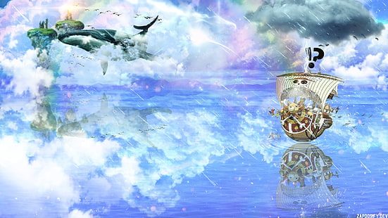 Anime, One Piece, Affe D. Ruffy, Tausend sonnig, Lysop (One Piece), HD-Hintergrundbild HD wallpaper