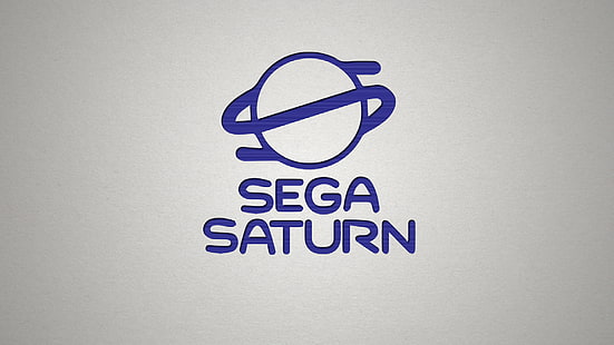 логотип, белый, Sega, Sega Saturn, видеоигры, HD обои HD wallpaper