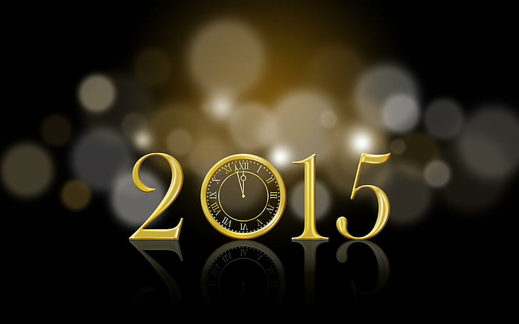 2015 празници, жълто 2015 печат, 2015, HD тапет