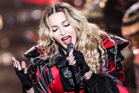 skådespelerska, sångare, mest populära kändisar, Madonna, HD tapet HD wallpaper