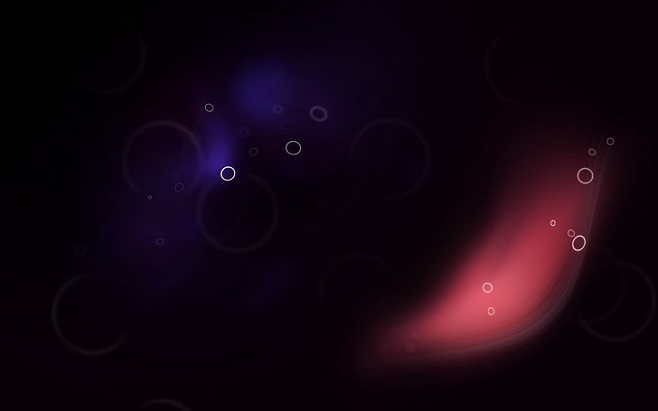 красно-фиолетовая иллюстрация, блики, пузыри, свет, оттенки, краски, HD обои