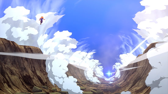 Dragon Ball Z, Сон Гохан, Kamehameha, Game CG, HD обои HD wallpaper